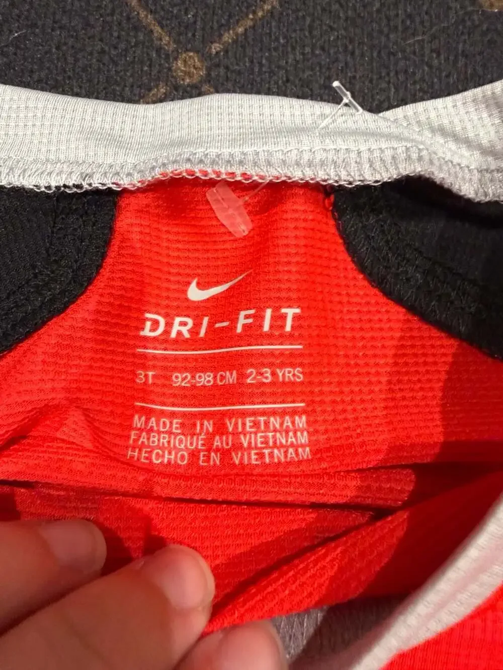 Nike Toddler Boys Dri-FIT Swoosh Graphic T-Shirt Siren Red Size 3T